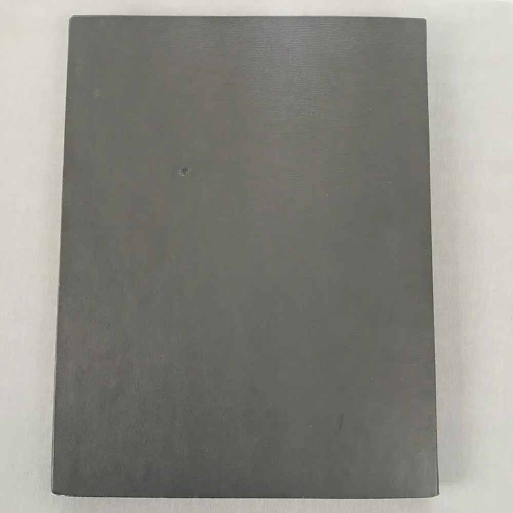 Handmade Hardcover Math Notebook blank unlined pages and graph paper